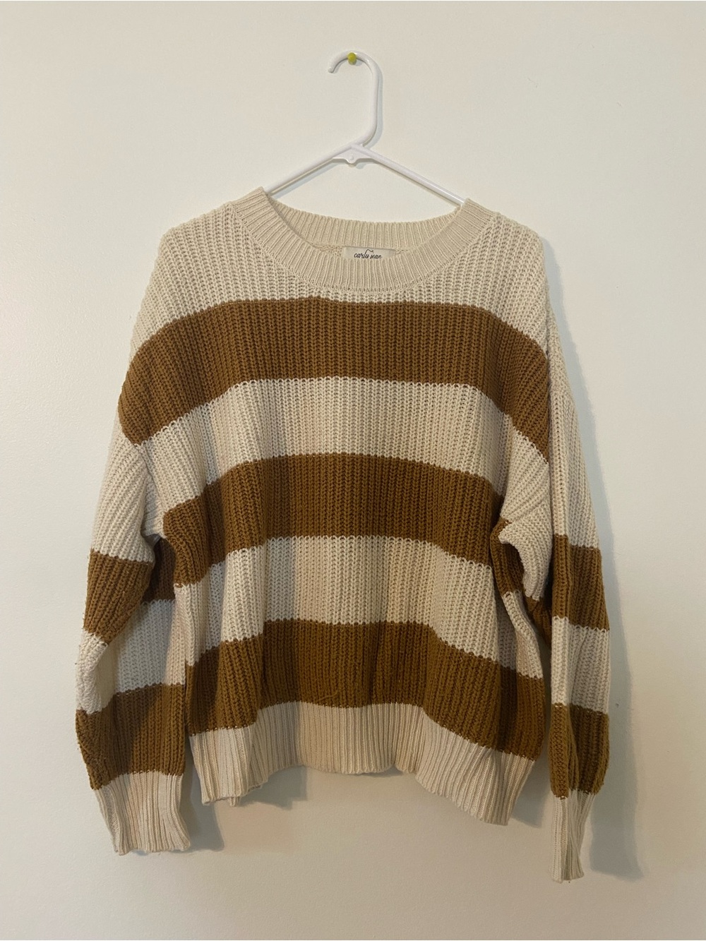 Carly Jean Los Angeles Striped Crewneck Sweater